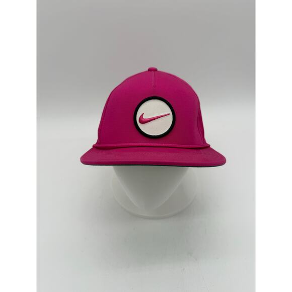 Nike Pro Structured Cap Hat Adult OSFA Hot Pink Adjustable - Picture 1 of 5